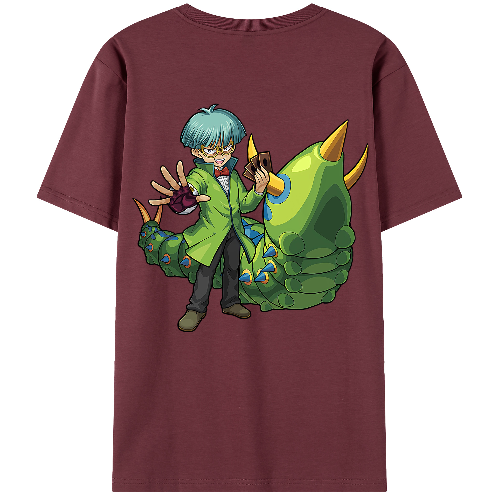 （画像用） 遊☆戯☆王 Yu-Gi-Oh! 綿100％半袖Tシャツ（背面プリント）